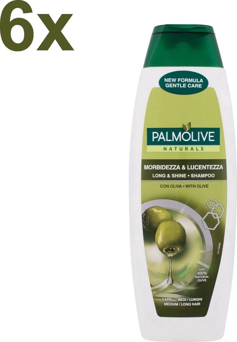 Palmolive Shampoo Long & Shine 6x350ml