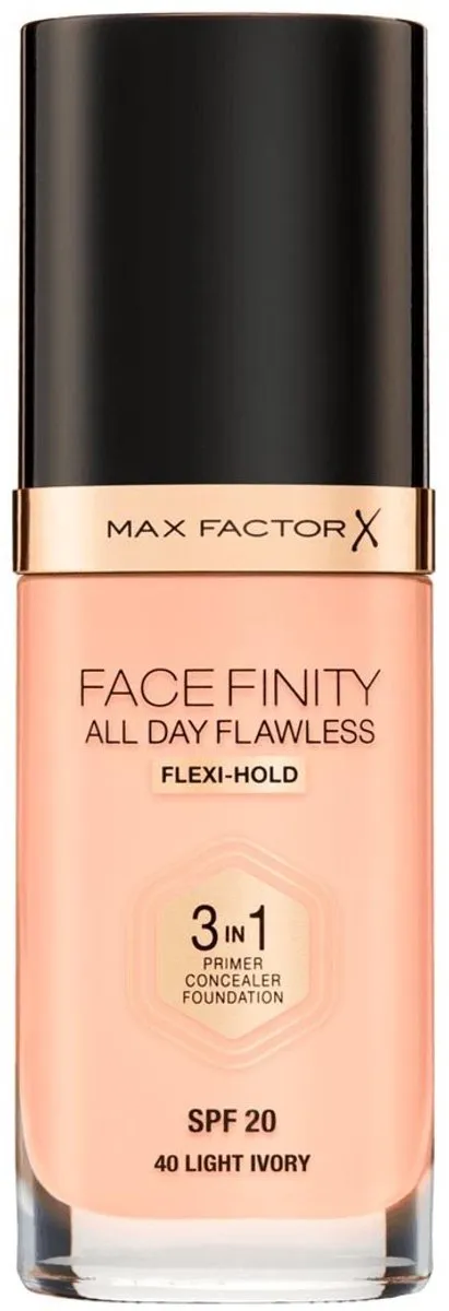 Max Factor Facefinity 3-in-1 Liquid Foundation 040 Light Ivory