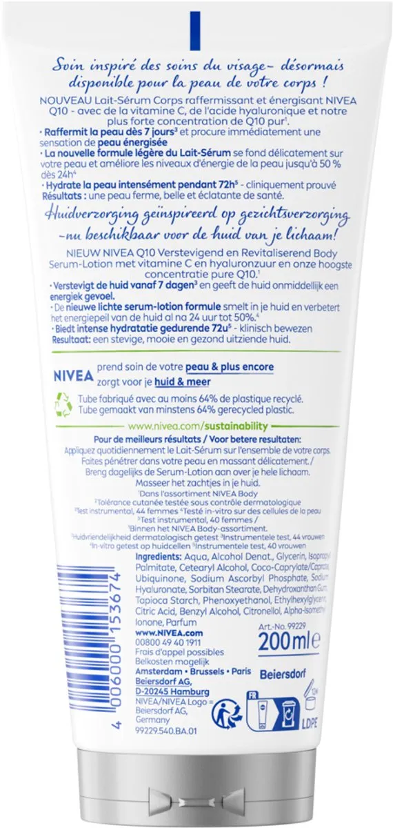 NIVEA Q10 Verstevigende Body Serum-Lotion 200ml
