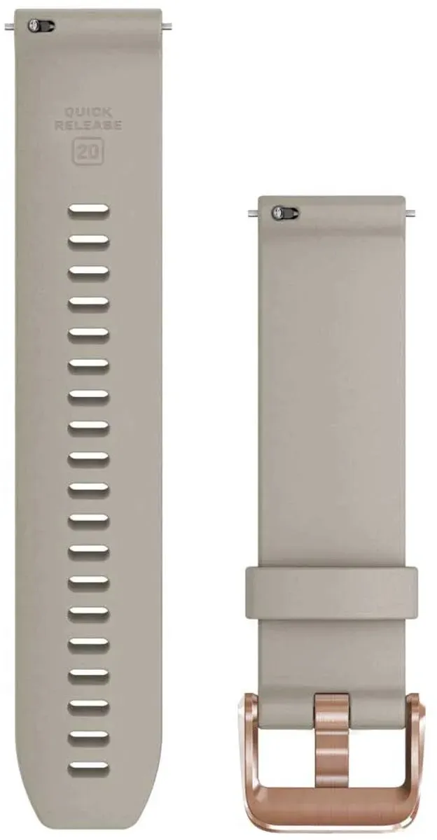 Garmin Siliconen Bandje 20mm - Light Sand/Rose Gold