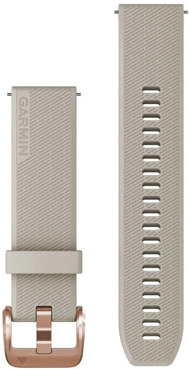 Garmin Siliconen Bandje 20mm - Light Sand/Rose Gold
