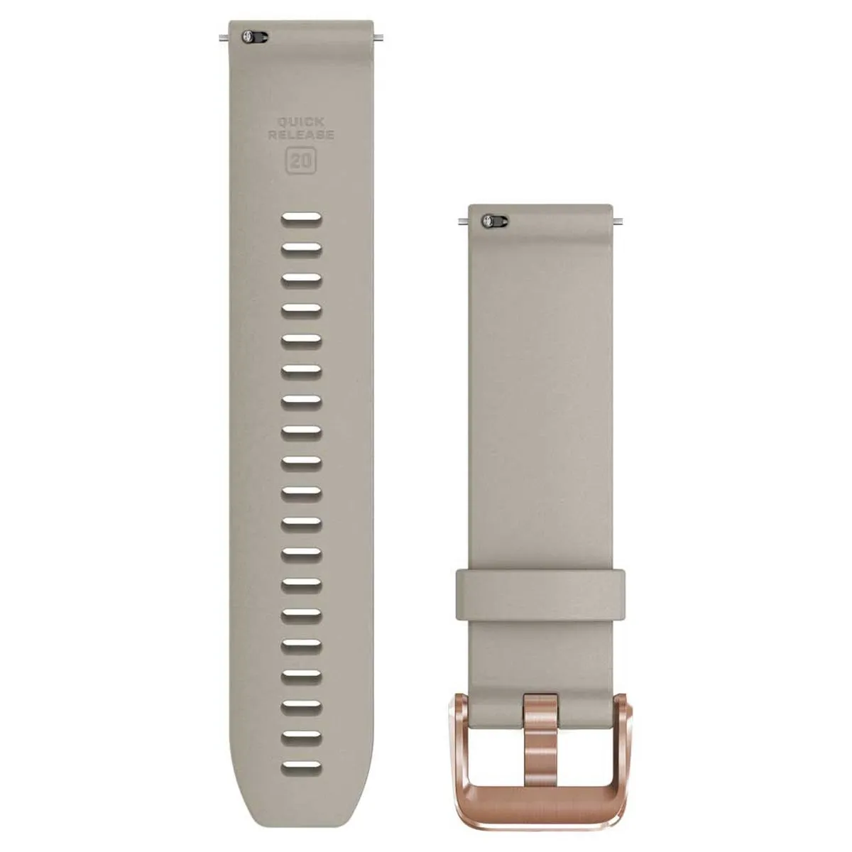 Garmin Siliconen Bandje 20mm - Light Sand/Rose Gold
