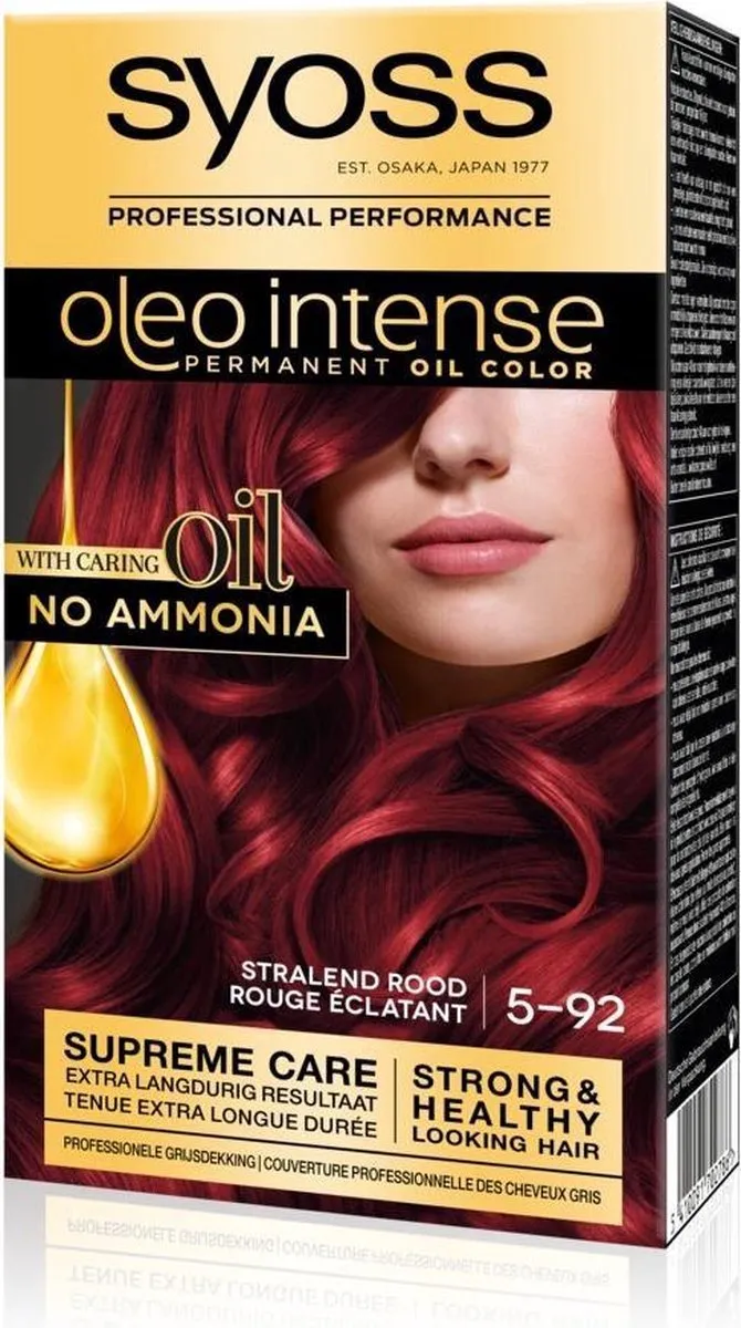 SYOSS Oleo Intense Haarverf 5-92 Stralend Rood - 2070ml