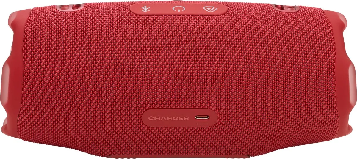 JBL Charge 6 Draadloze Bluetooth Speaker - 28 uur - IP68 - Rood