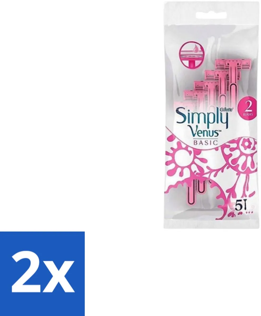 Gillette Venus Simply Basic Wegwerpscheermesjes 5 Stuks