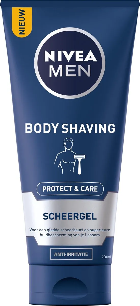 NIVEA MEN Body Shaving Protect & Care Scheergel 200ml