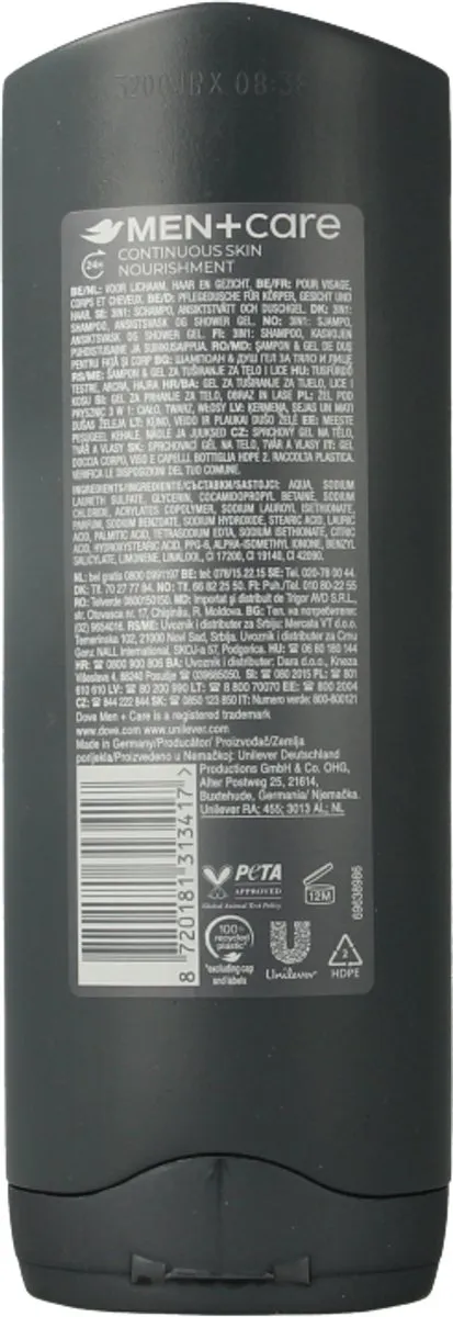 Dove Men+ Care Clean Comfort Douchegel 250ml
