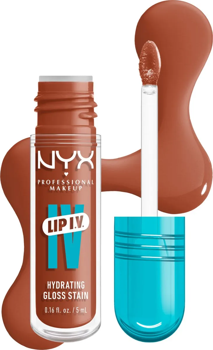 NYX Professional Makeup Lip IV 01 Caramel Drip Hydraterende Lipgloss 5ml