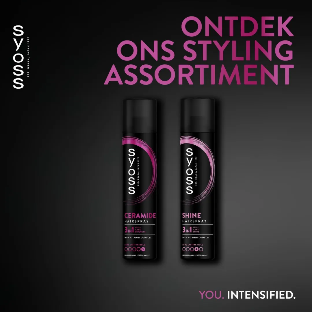 SYOSS Ceramide Haarspray 1800ml - 6 Stuks