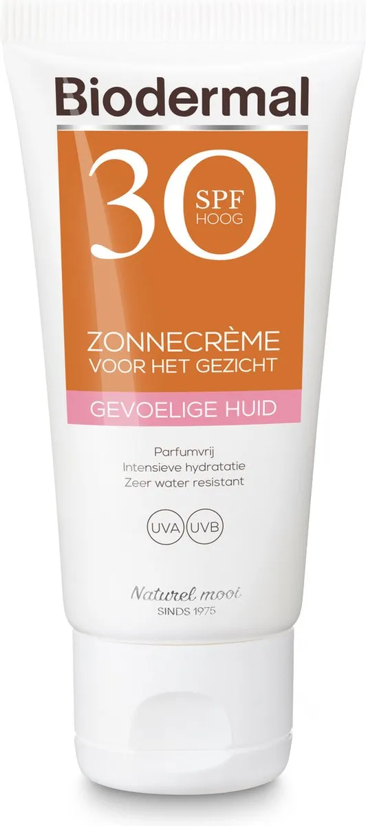 Biodermal Zonnecrème SPF 30 50ml - Gezicht