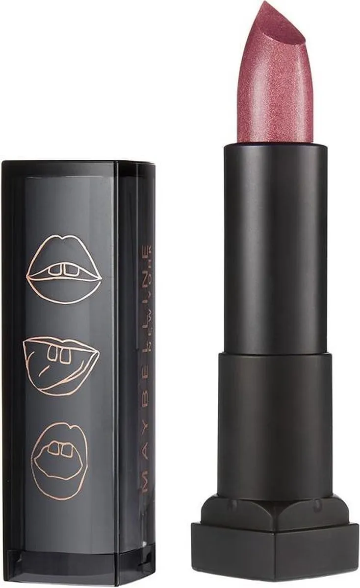Maybelline Color Sensational Matte Metallic Lipstick 001 Platinum Rose