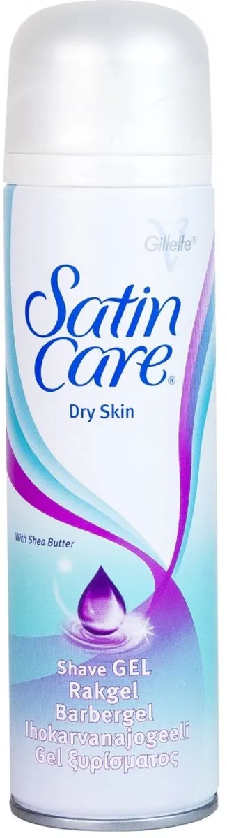 Gillette Satin Care Scheergel met Shea Butter 200ml
