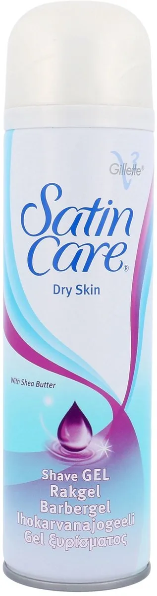 Gillette Satin Care Scheergel met Shea Butter 200ml