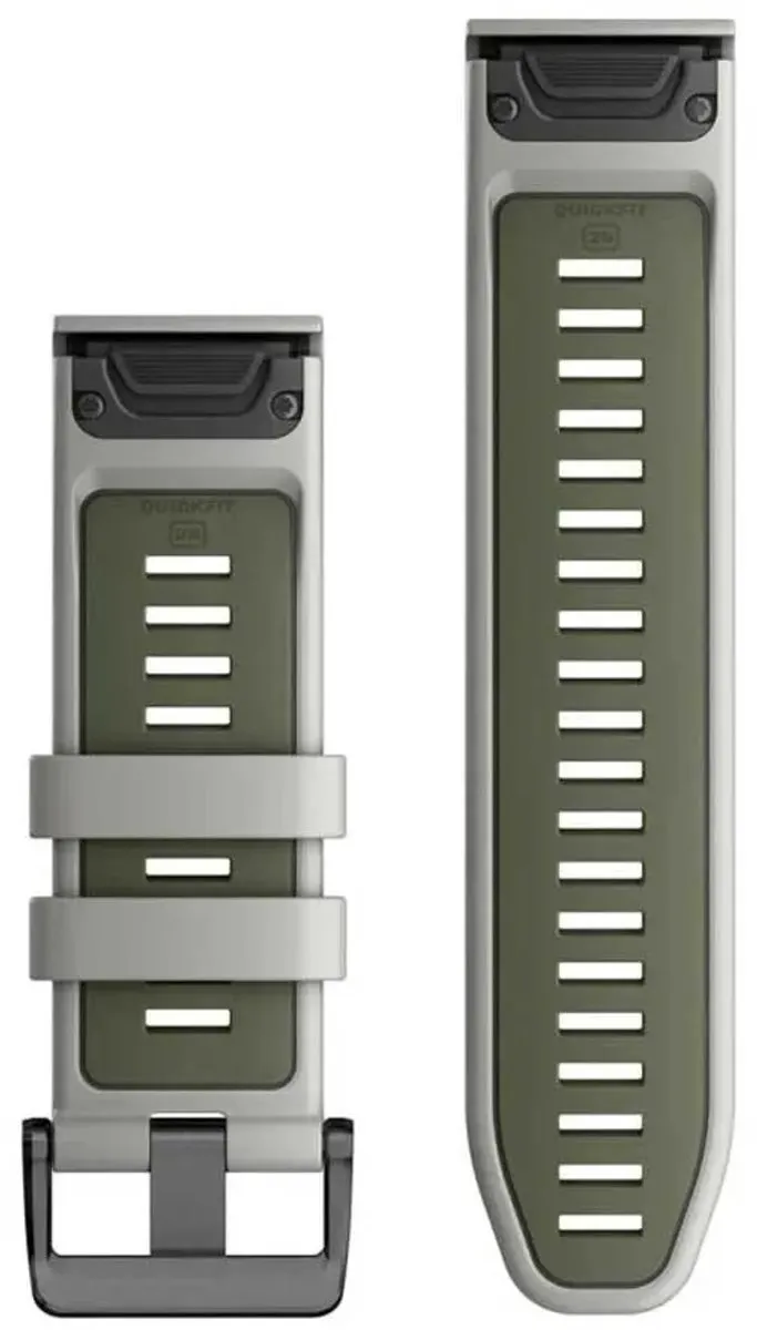 Garmin QuickFit Siliconen Bandje 26mm - Fog Gray