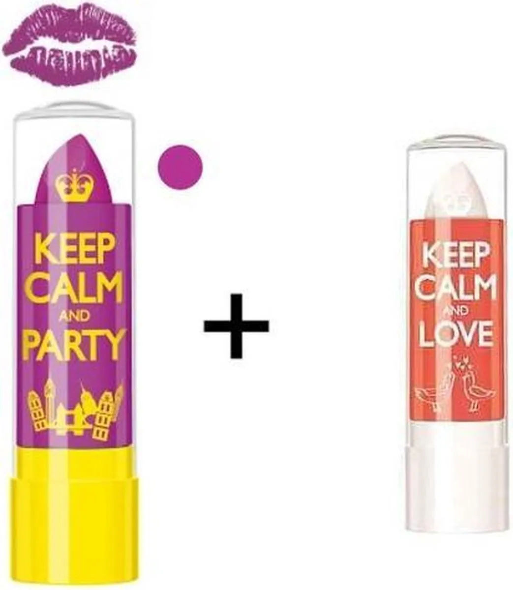 Rimmel Keep Calm Violet Blush & Crystal Clear Lip Balm