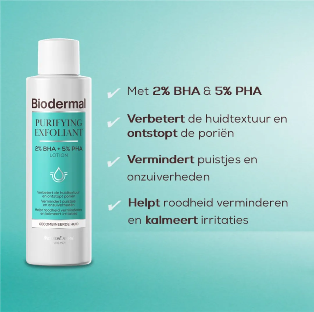 Biodermal Purifying Exfoliant 150ml - Parfumvrij