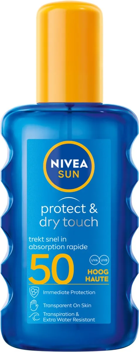 NIVEA SUN Protect & Dry Touch Transparante Zonnebrand Spray SPF 50