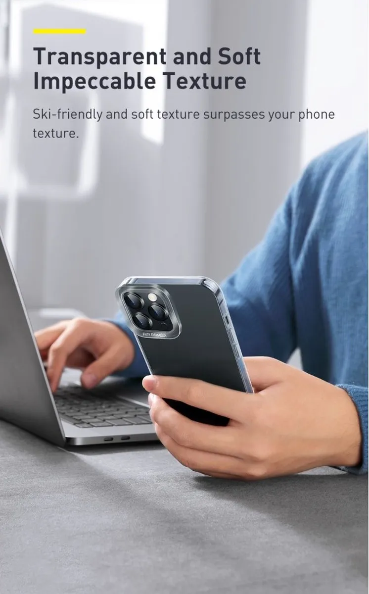 Baseus Hoesje iPhone 13 Pro - Zwart