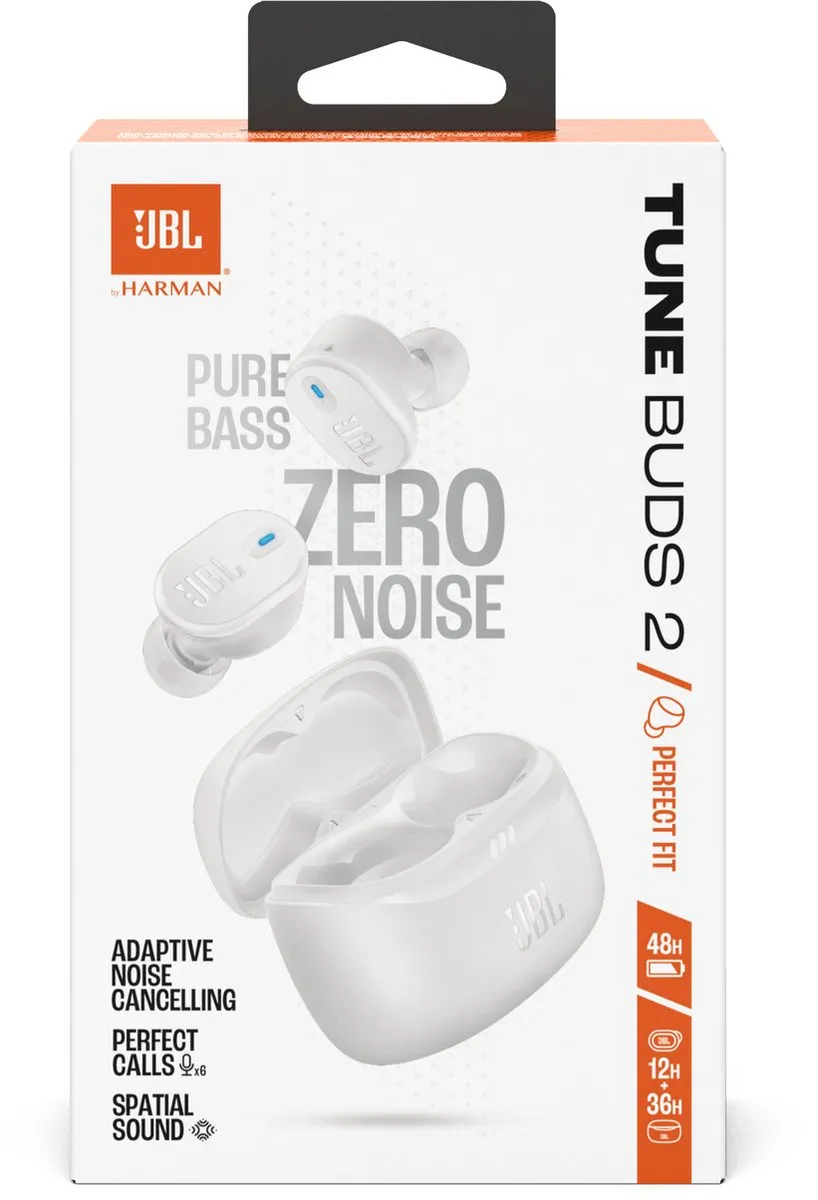 JBL Tune Buds 2 TUNE BUDS 2 Oordopjes - Noise Cancelling - Wit