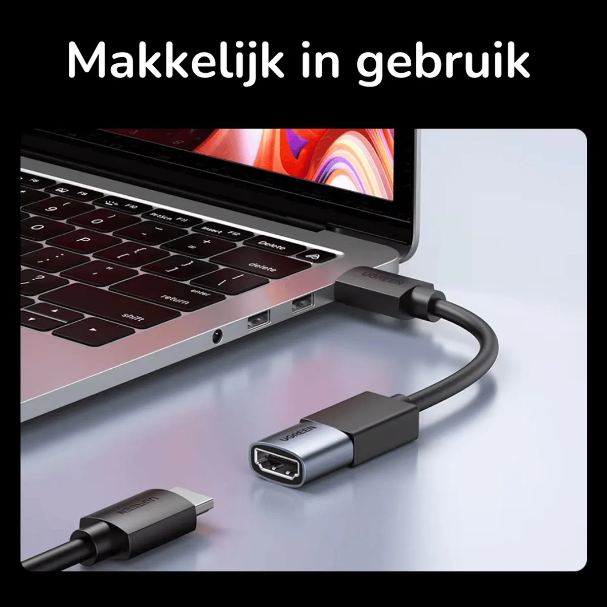 UGREEN HD159 HDMI 2.1 Adapter - 8K - Grijs