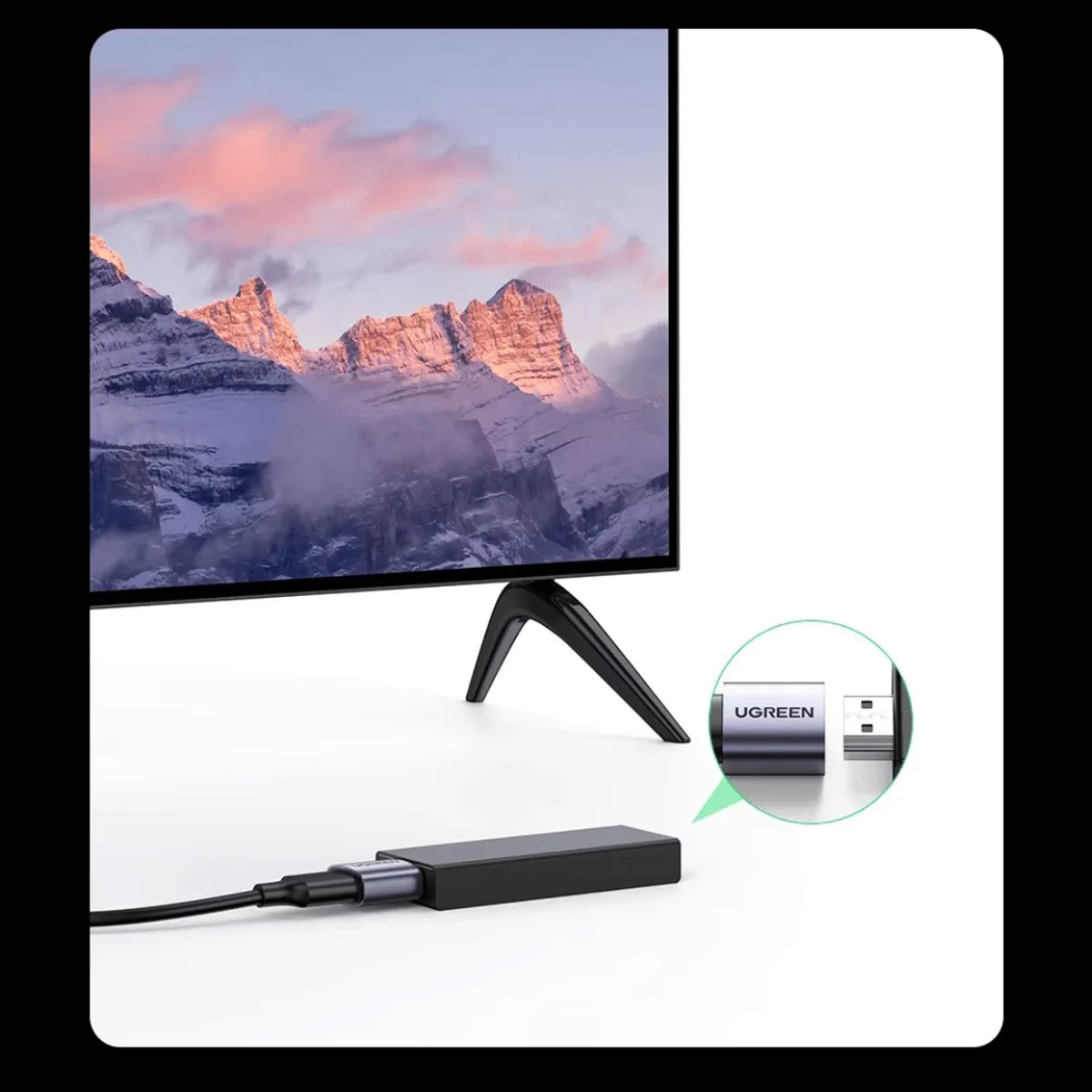 UGREEN HD159 HDMI 2.1 Adapter - 8K - Grijs