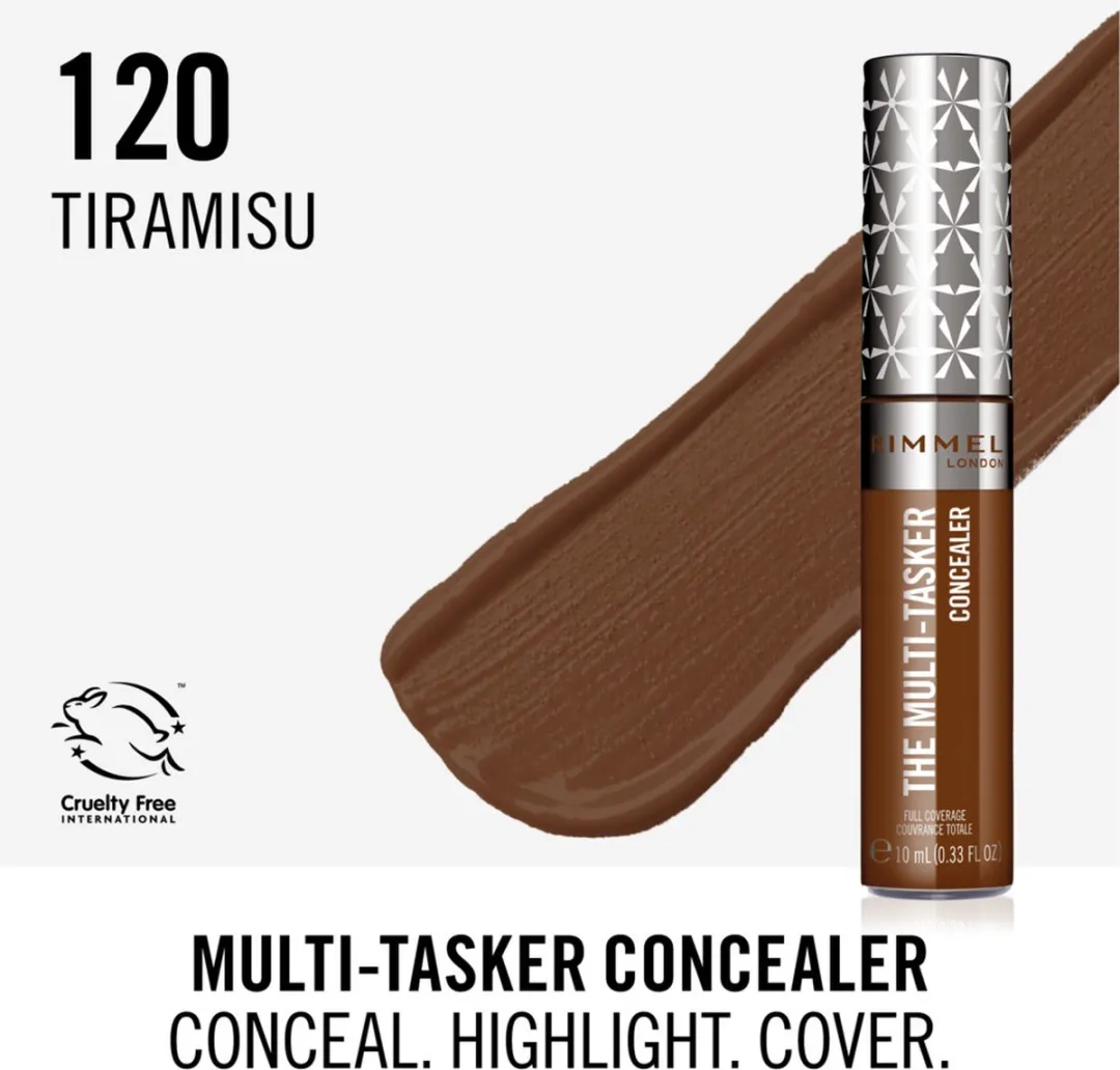 Rimmel London Multi-Tasker Concealer 120 Tiramisu - 10ml