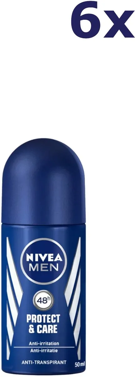 NIVEA MEN Protect & Care Deo Roller 300ml - 6x50ml