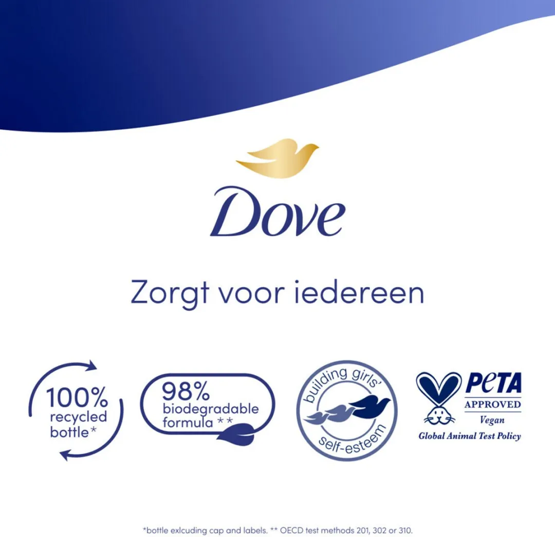 Dove Douchecrème Deeply Nourishing 1350ml - 6 Stuks