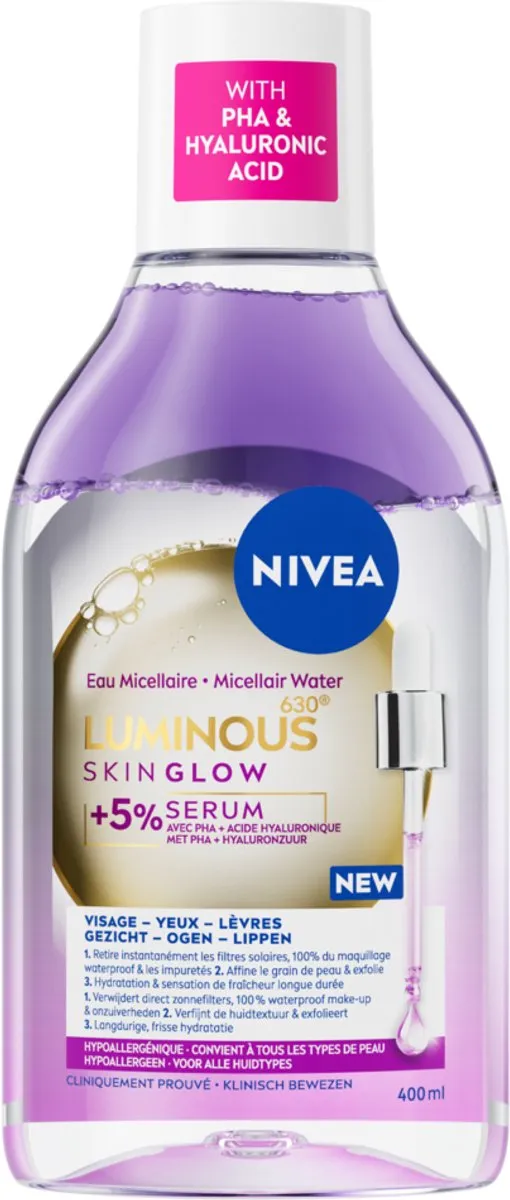 NIVEA Luminous630 Skin Glow Micellair Water