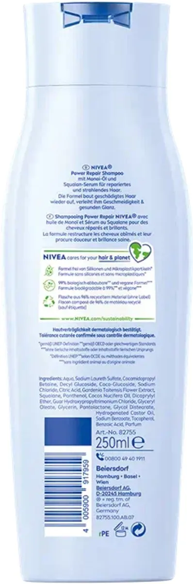 NIVEA Power Repair Shampoo 250ml