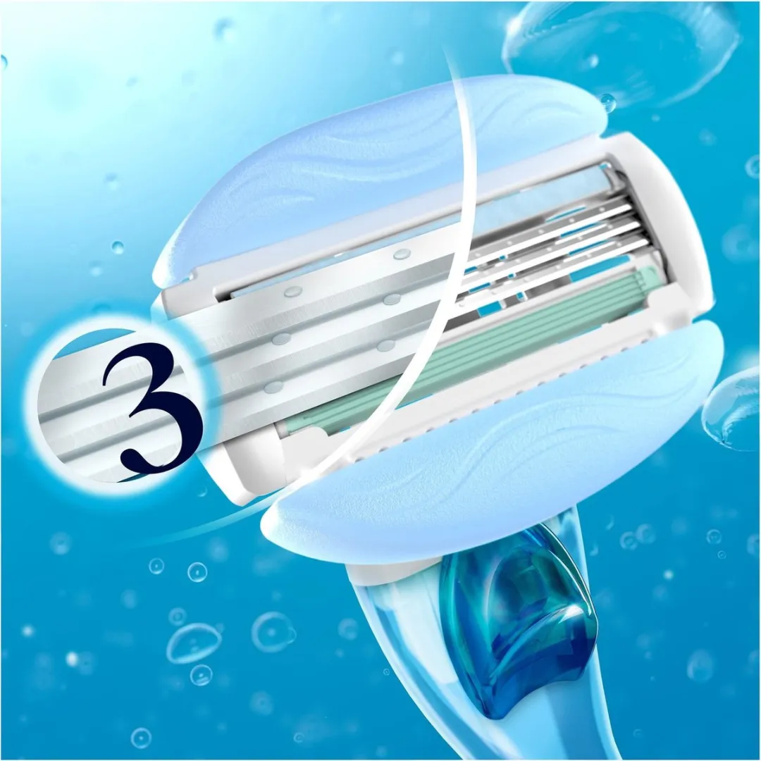 Gillette Venus Comfortglide Scheersysteem - 3 Bladen - 2 Stuks