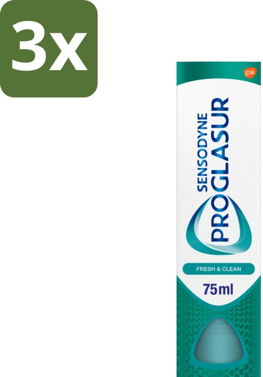 Sensodyne Proglasur Fresh & Clean Tandpasta 225ml