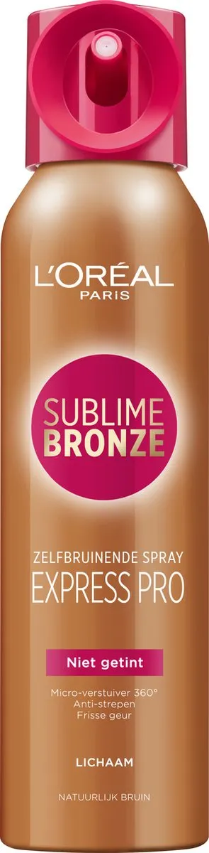L'Oréal Paris Sublime Bronze Mist Spray 150ml - Licht