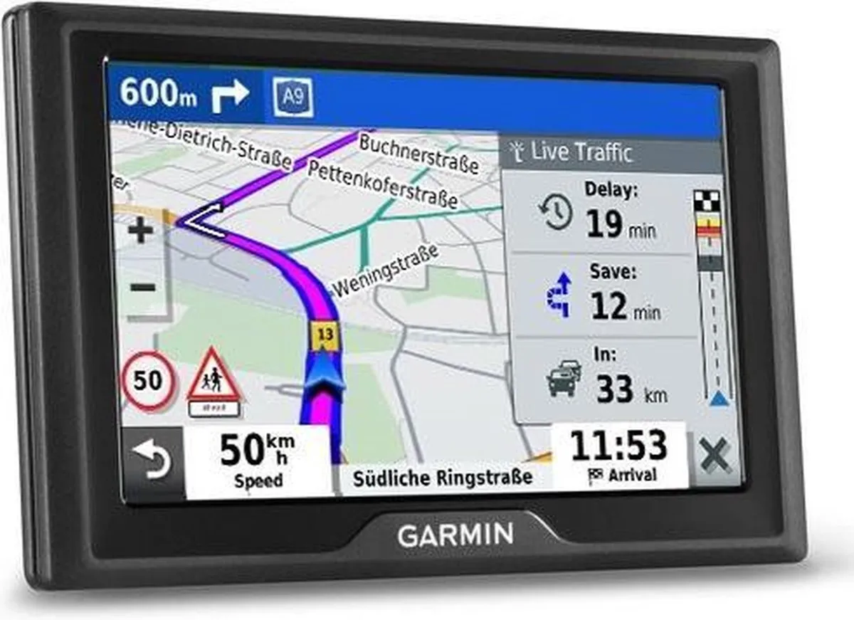 Garmin Drive 52 Navigatiesysteem - Verkeersinformatie - Zwart - afbeelding 4 van 6