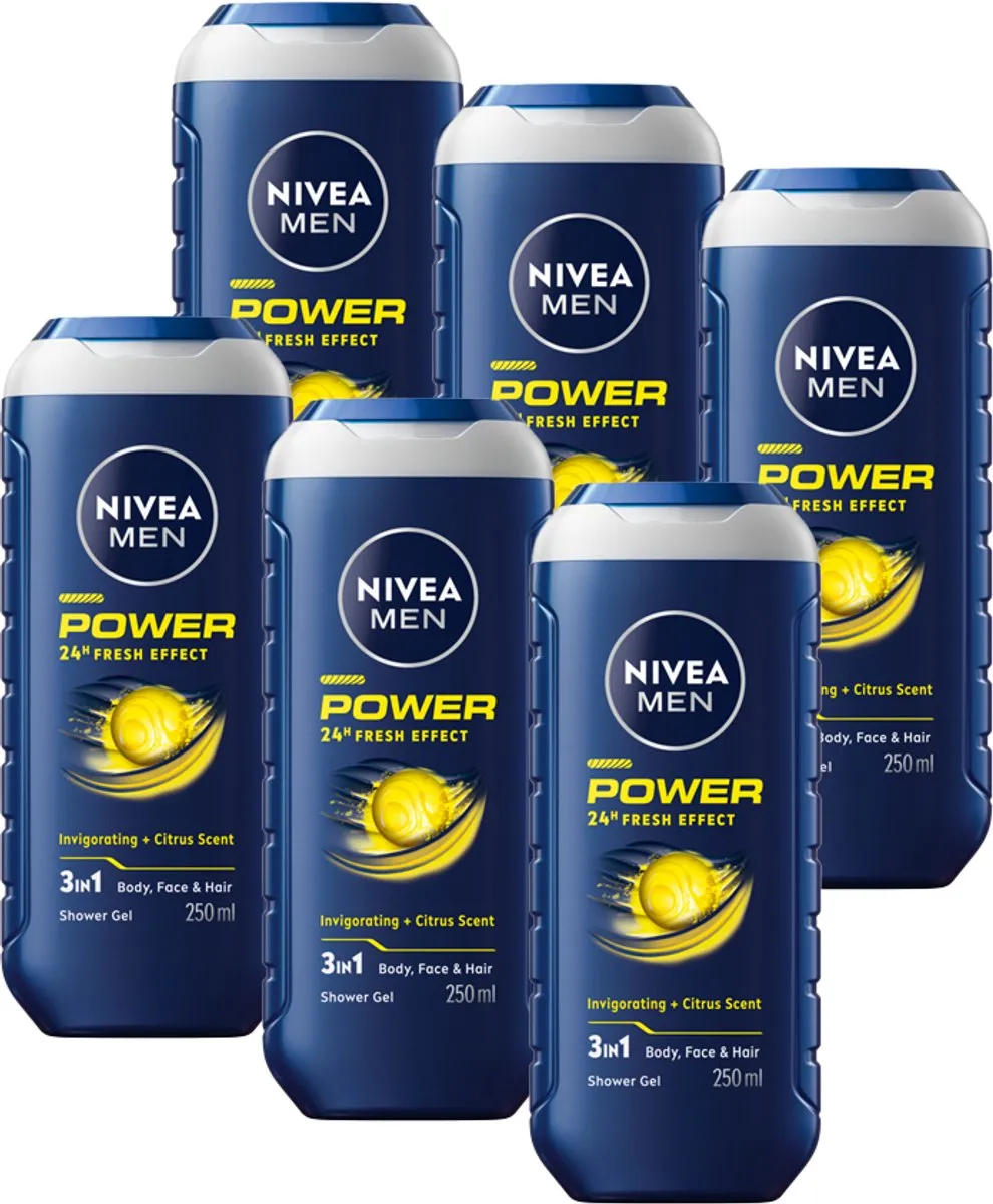 NIVEA MEN Power Refresh Douchegel 3-in-1