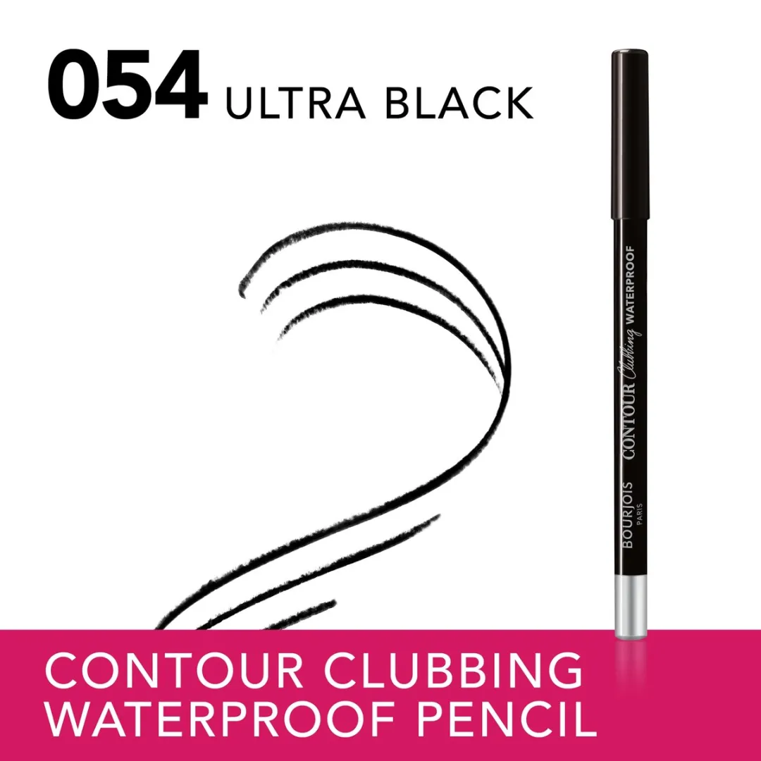 Bourjois Contour Clubbing Waterproof Oogpotlood Ultra Black 54 - 1.2g