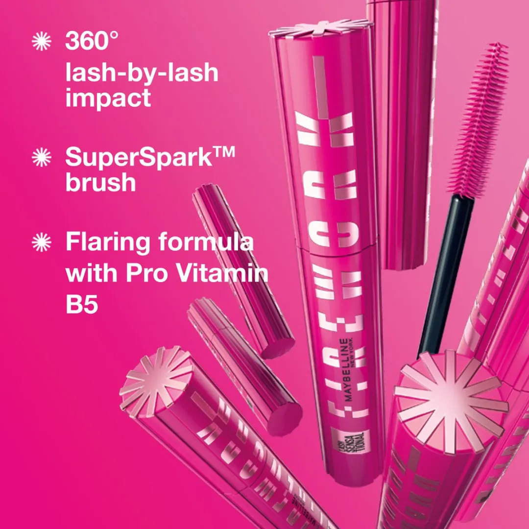 Maybelline New York Lash Sensational Firework Mascara 9ml - Zwart