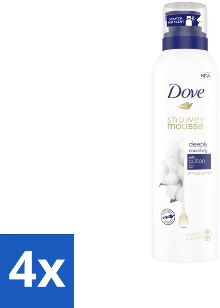 Dove Shower Foam Deeply Nourishing 200ml