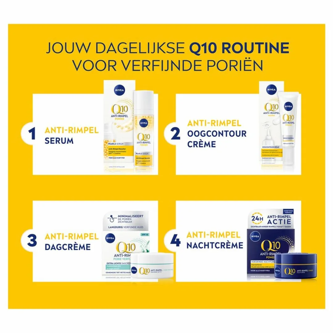 NIVEA Q10 Power Dagcrème SPF 15 - 50ml - 5 Stuks