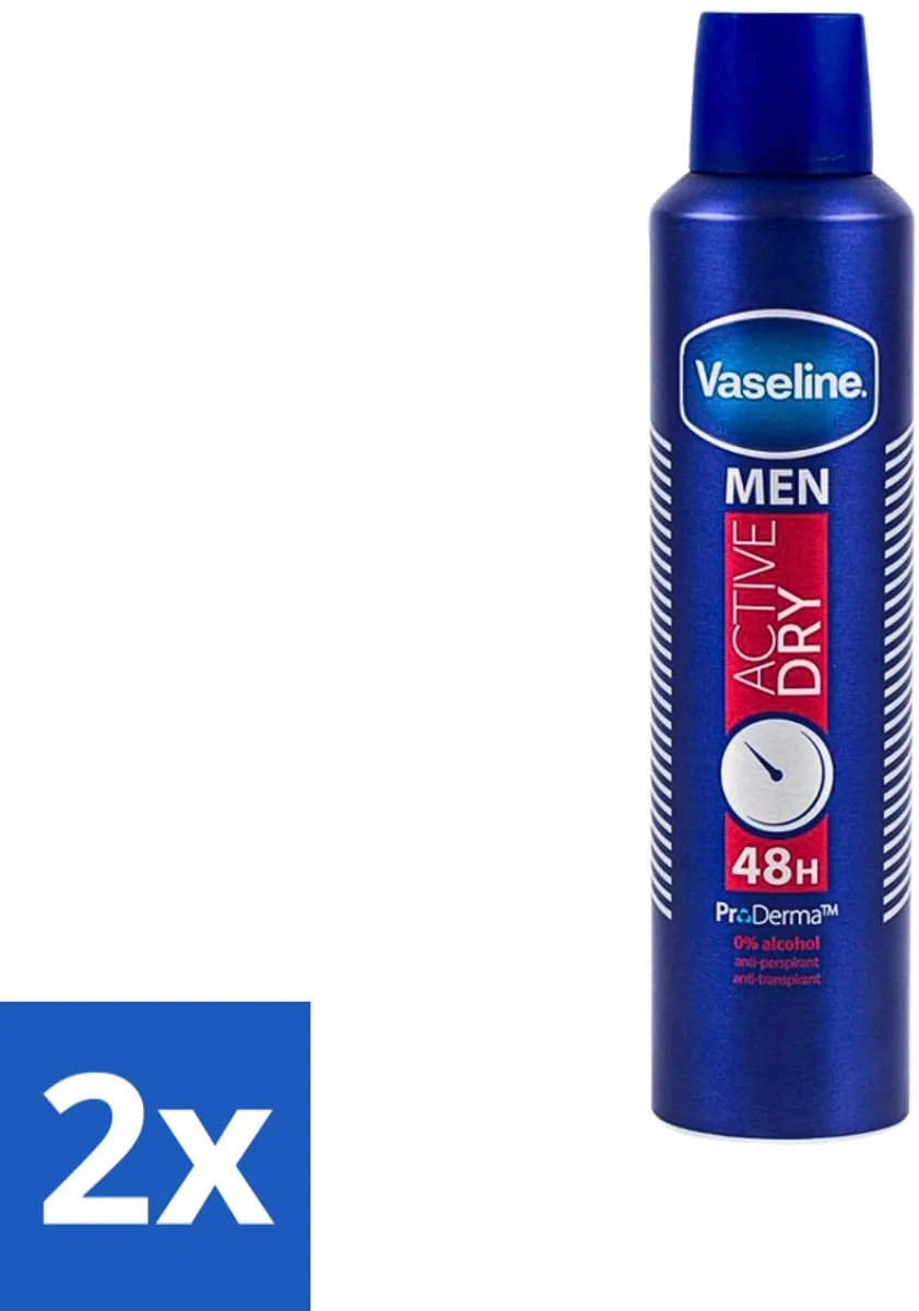 Vaseline Men Active Dry Deospray 500ml