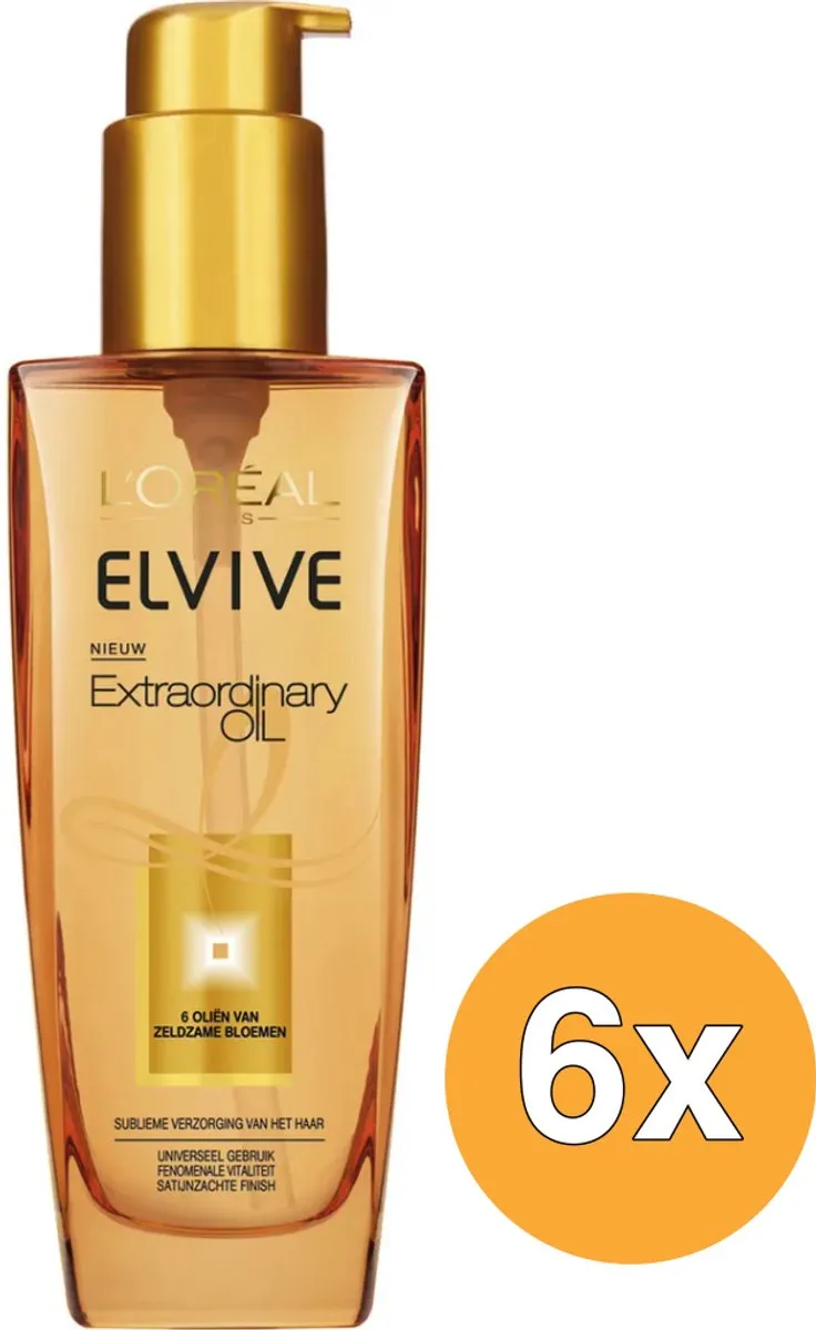 L'Oréal Paris Elvive Extraordinary Oil Haarolie 6x100ml