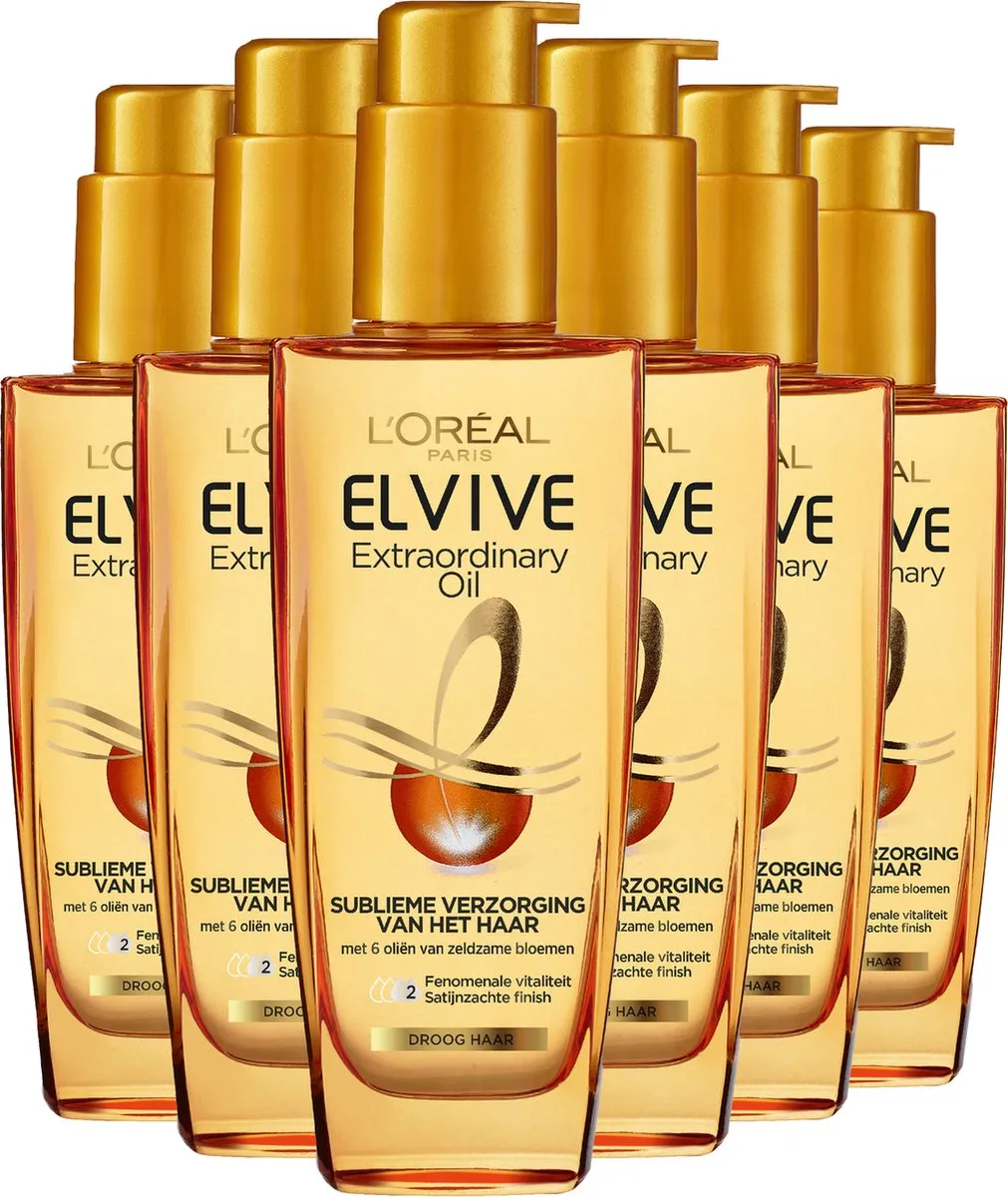 L'Oréal Paris Elvive Extraordinary Oil Haarolie 6x100ml