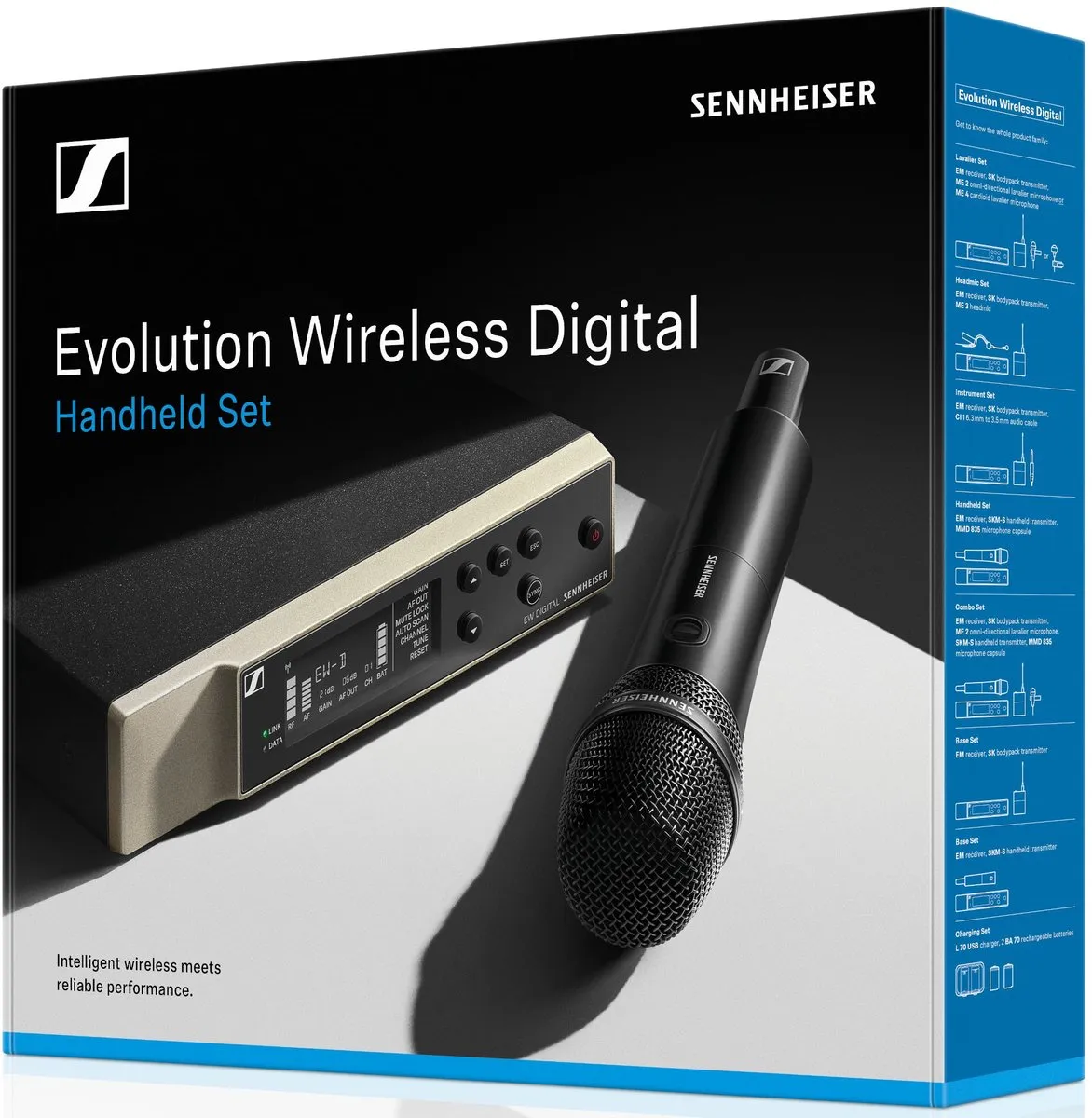 Sennheiser EW-D 835-S Set R1-6 Draadloos Microfoonsysteem - Nero