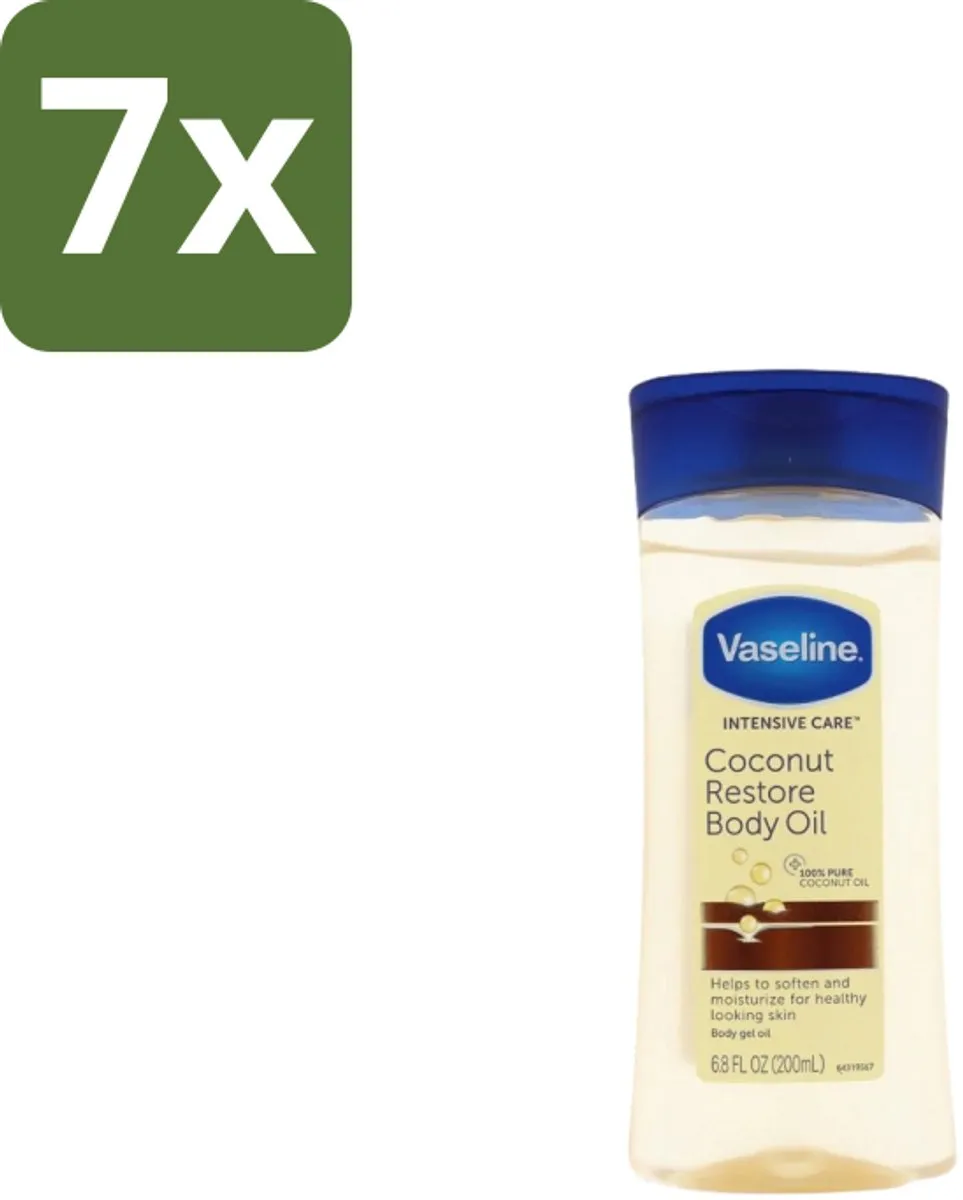Vaseline Body Oil Coconut Restore 200ml