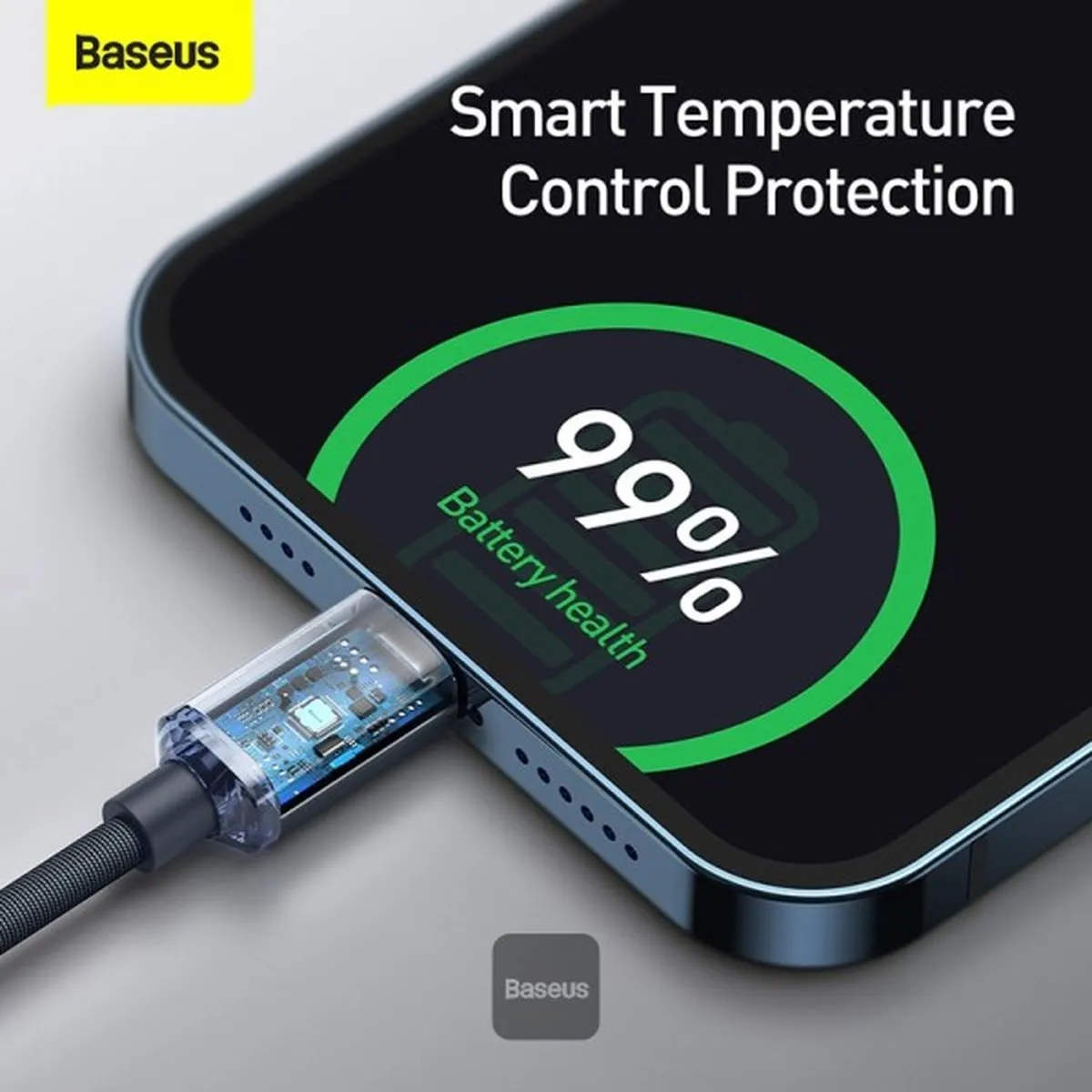Baseus Lightning naar USB-C 20W Kabel 1,2m - Blauw