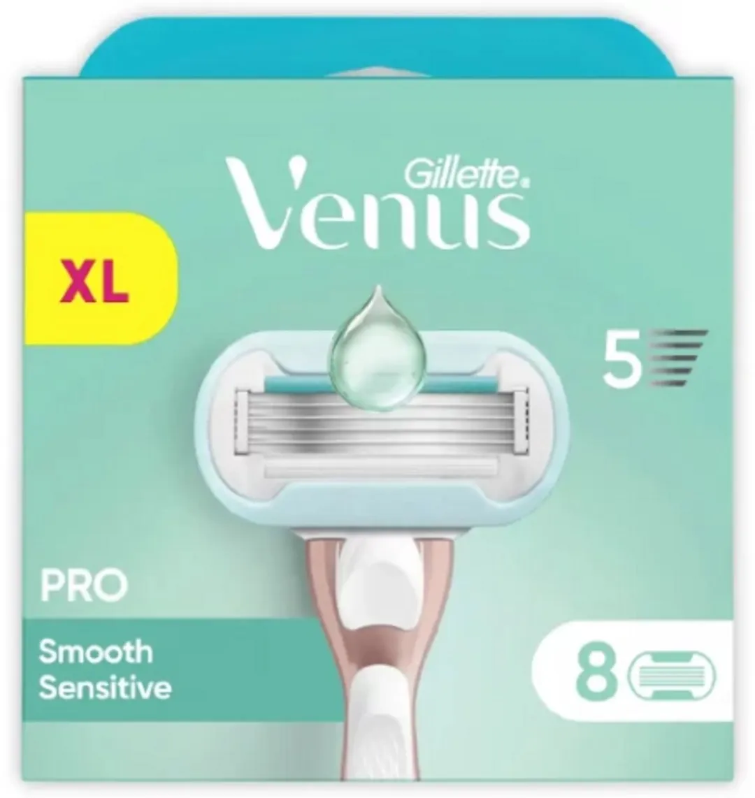 Gillette Venus Pro Smooth Sensitive Scheermesjes - 8 Stuks