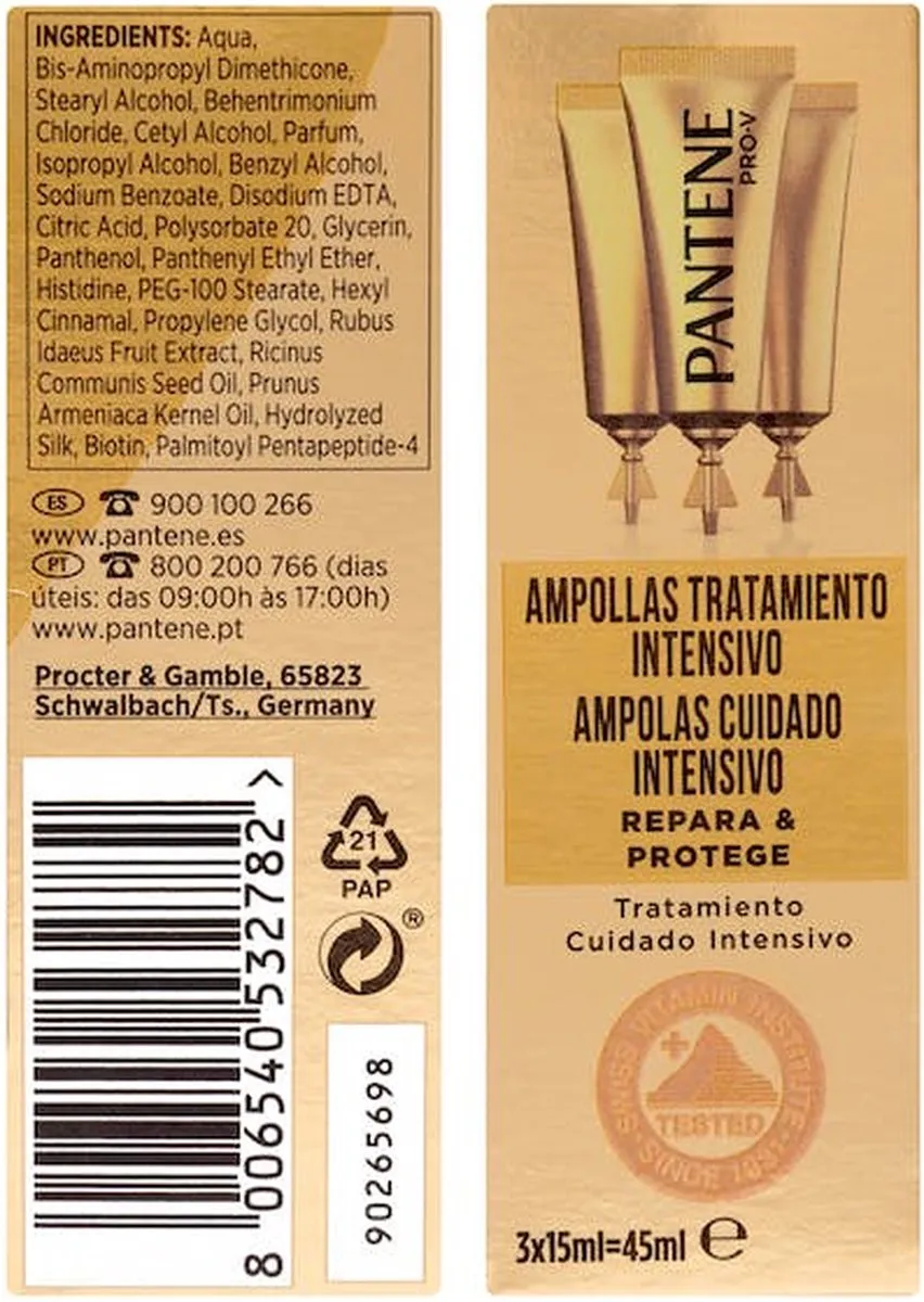 Pantene Rescue Ampullen Repair & Protect 3x15ml
