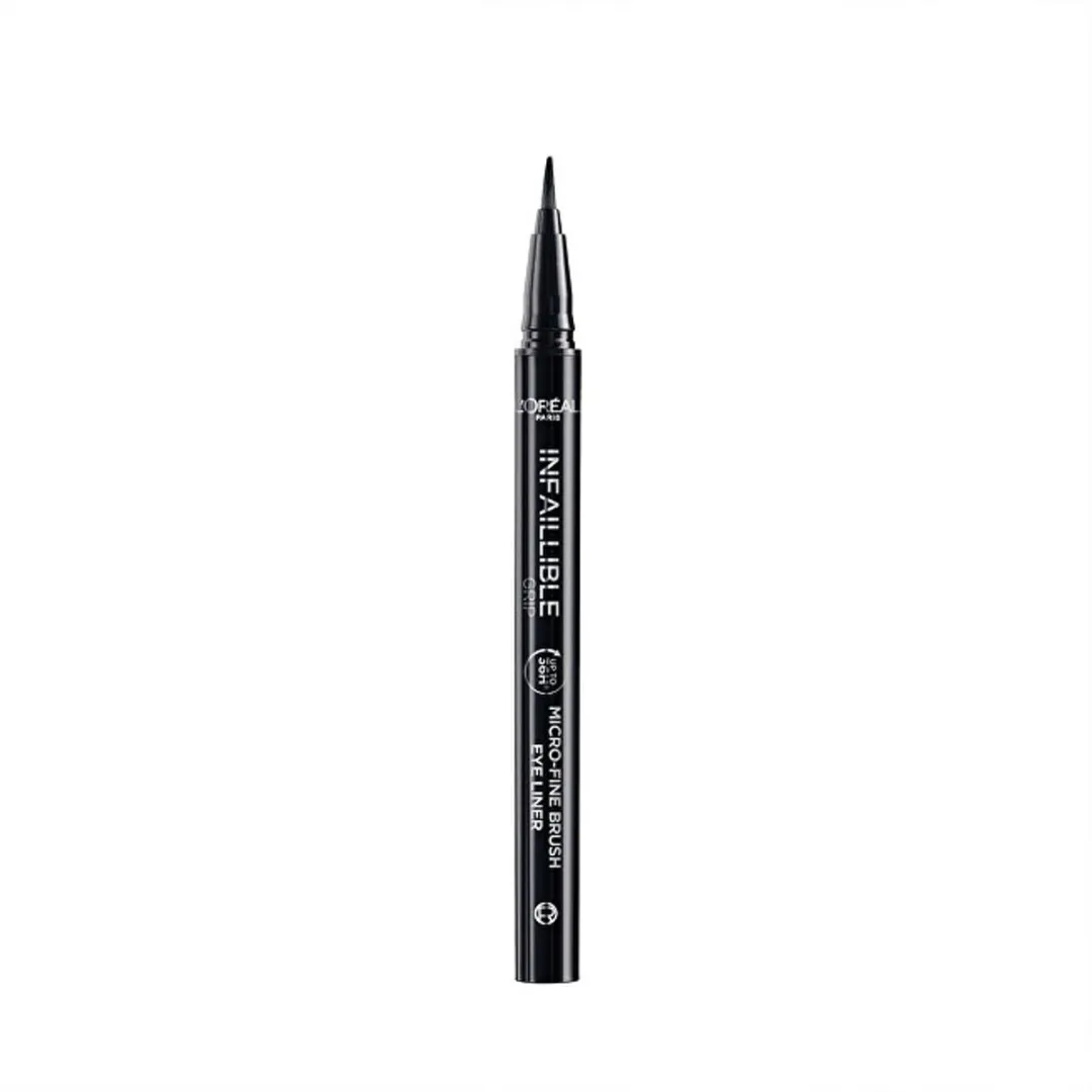 L'Oréal Paris Infallible Grip Micro Fine Brush Vloeibare Eyeliner 01 Obsedienn - 0.4g
