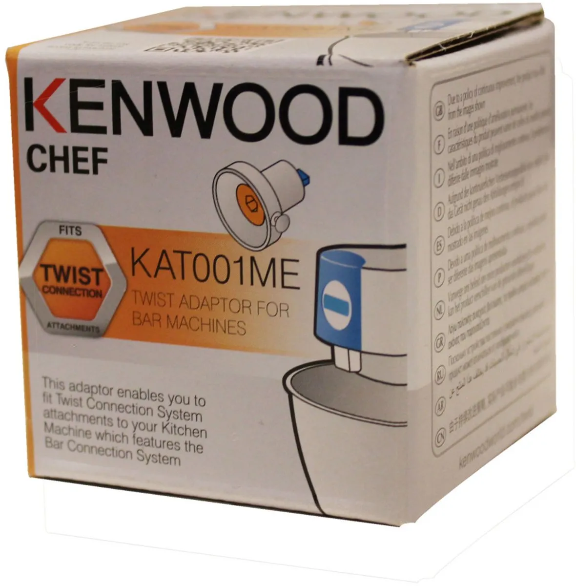 Kenwood KAT001ME Adapter - Zilver