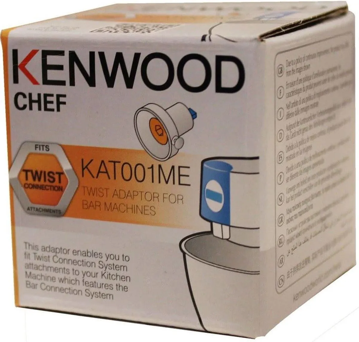 Kenwood KAT001ME Adapter - Zilver